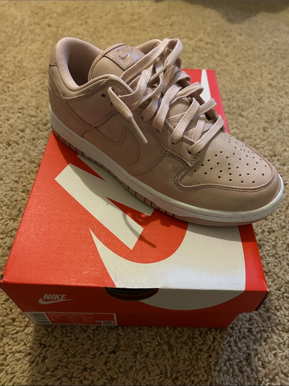 Nike Dunk Women's Low-Top Sneakers in Light Pink